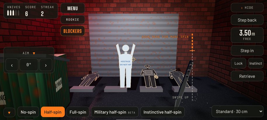 Night Alley: the attackers are knocked down while the hostage is spared